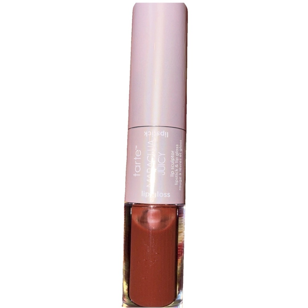 TARTE MARACUJA JUICY LIP SCULPTOR LIP GLOSS LIPSTICK DUO HONEYSUCKLE RED